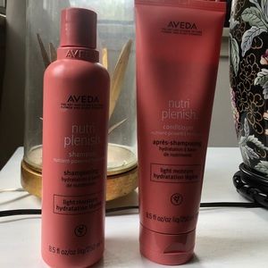 AVEDA nutri plenish shampoo and conditioner